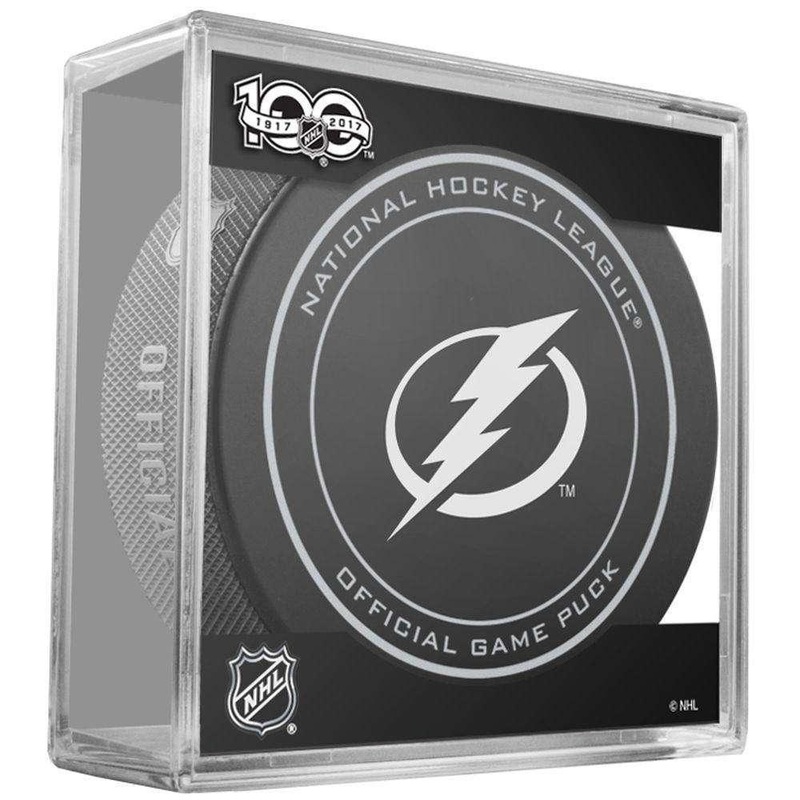 Tampa Bay Lightning Sher-Wood NHL Anniversary Puck w/Case