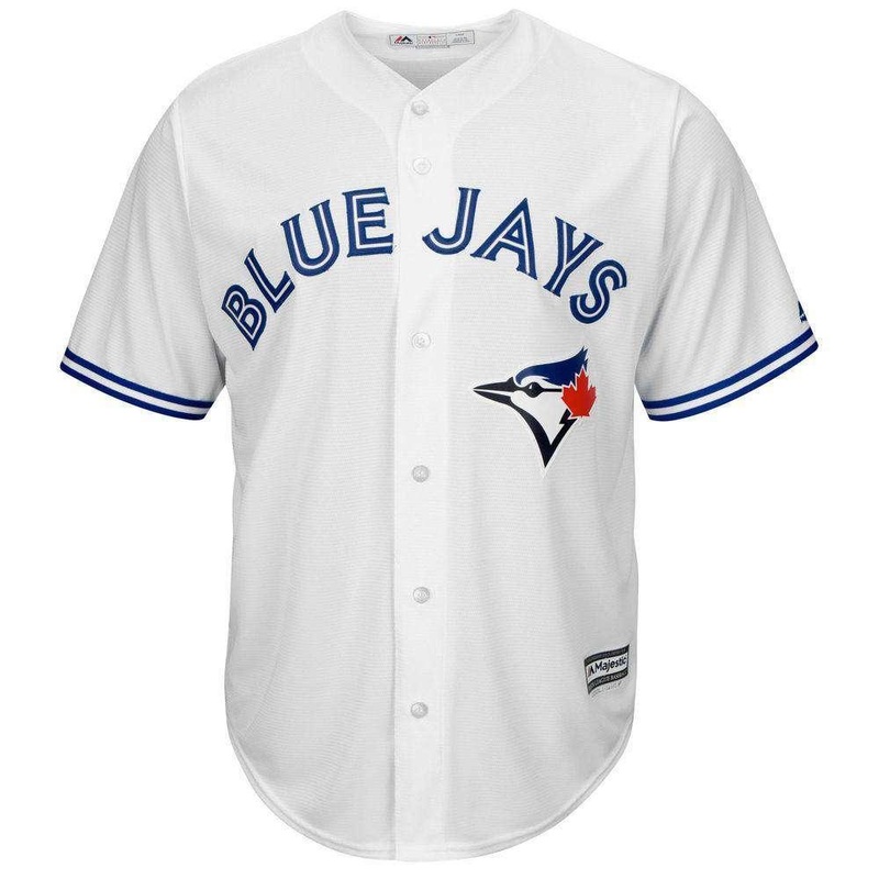 Toronto Blue Jays Majestic MLB AC Cool Base Replica Jersey – White