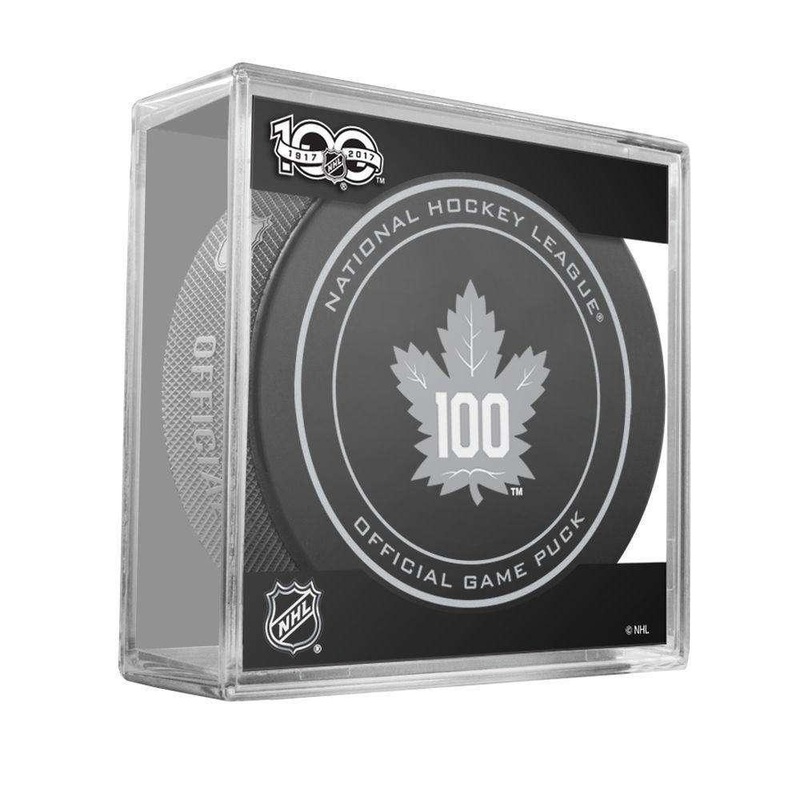 Toronto Maple Leafs Sher-Wood NHL Anniversary Puck w/Case