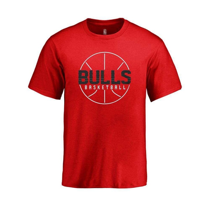 Youths Chicago Bulls Outerstuff Ultra NBA Logo T-Shirt – Red