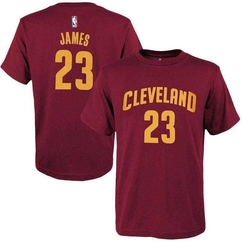 Youths LeBron James Cleveland Cavaliers Outerstuff NBA Player T-Shirt – Wine