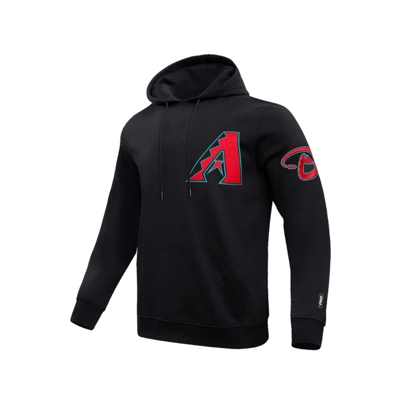 Arizona Diamondbacks Pro Standard MLB Team Chenille Hoodie Jumper  – Black