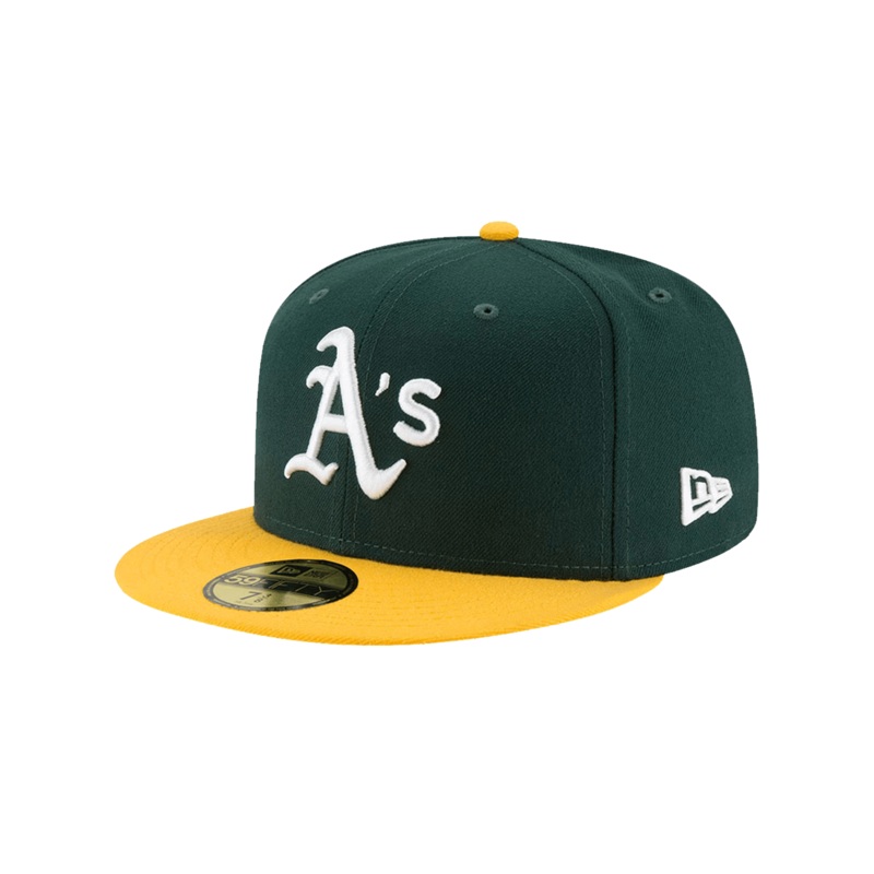 Athletics New Era MLB On-Field AC Home 59FIFTY Fitted Hat – Green