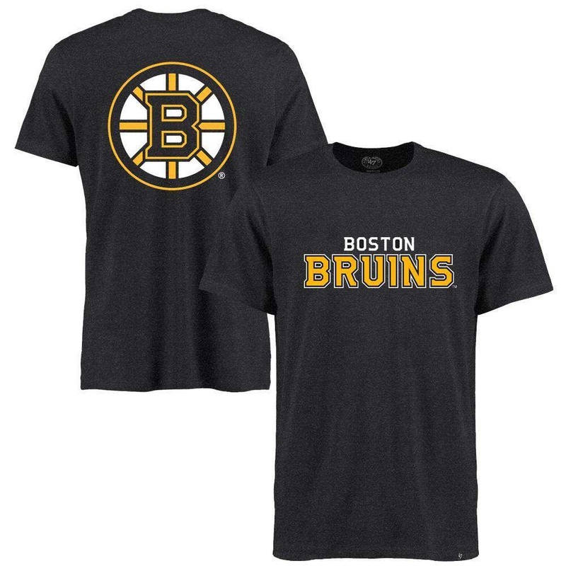 Boston Bruins ’47 NHL MVP Club T-Shirt – Charcoal Marle