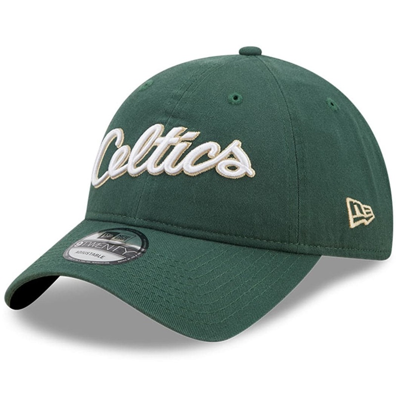 Boston Celtics New Era NBA 22-23 City Edition 9TWENTY Strapback Hat – Green