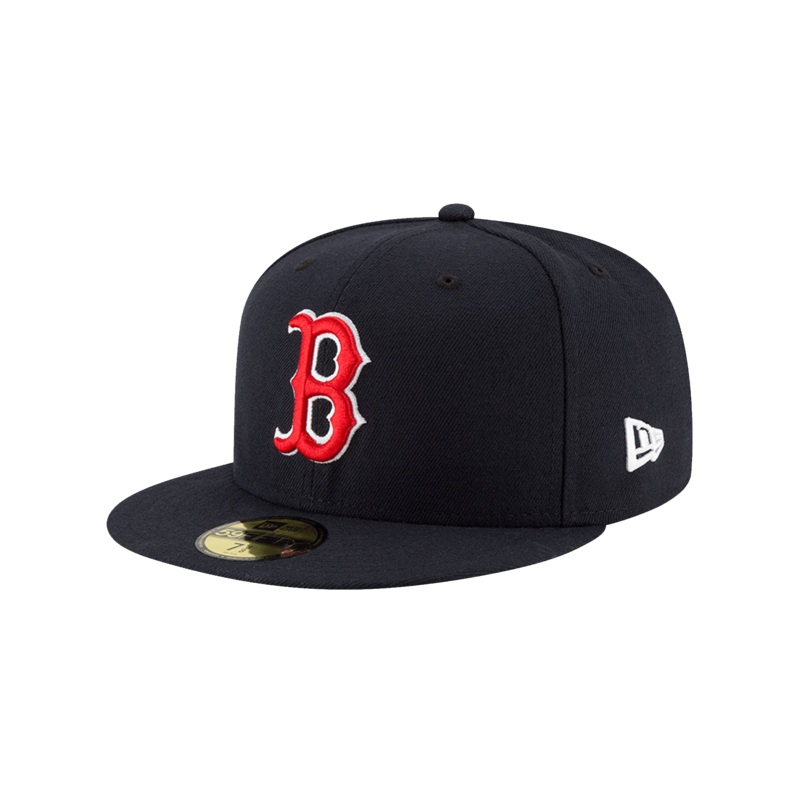 Boston Red Sox New Era MLB On-Field AC 59FIFTY Fitted Hat – Navy