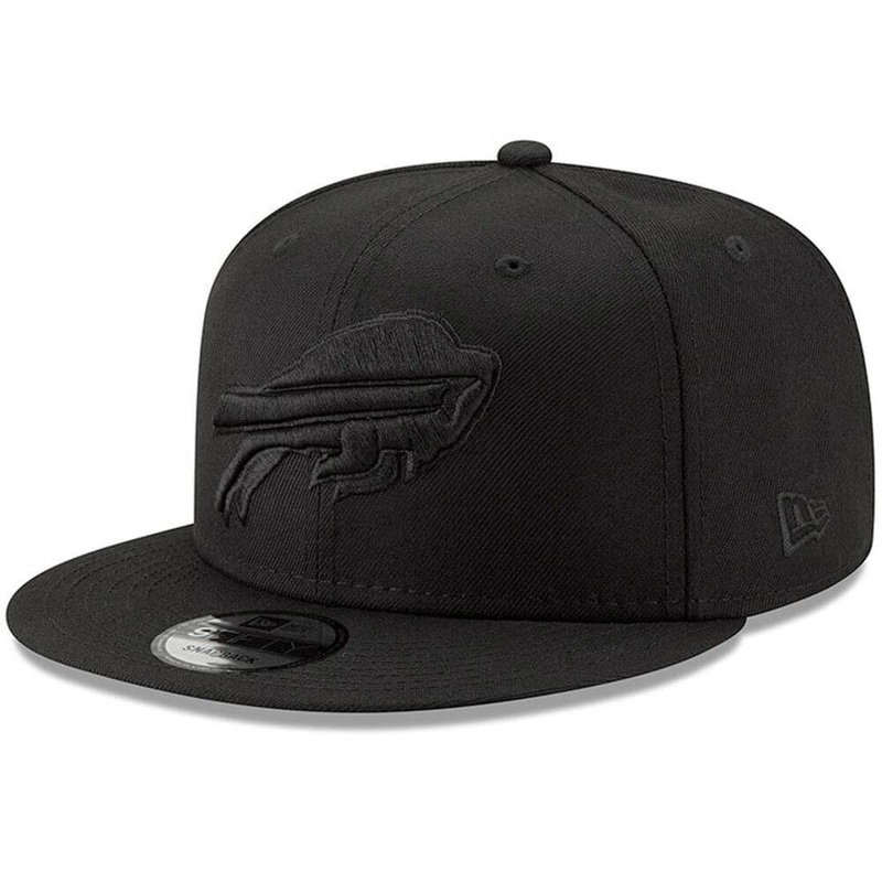 Buffalo Bills New Era NFL Black On Black 9FIFTY Snapback Hat – Black