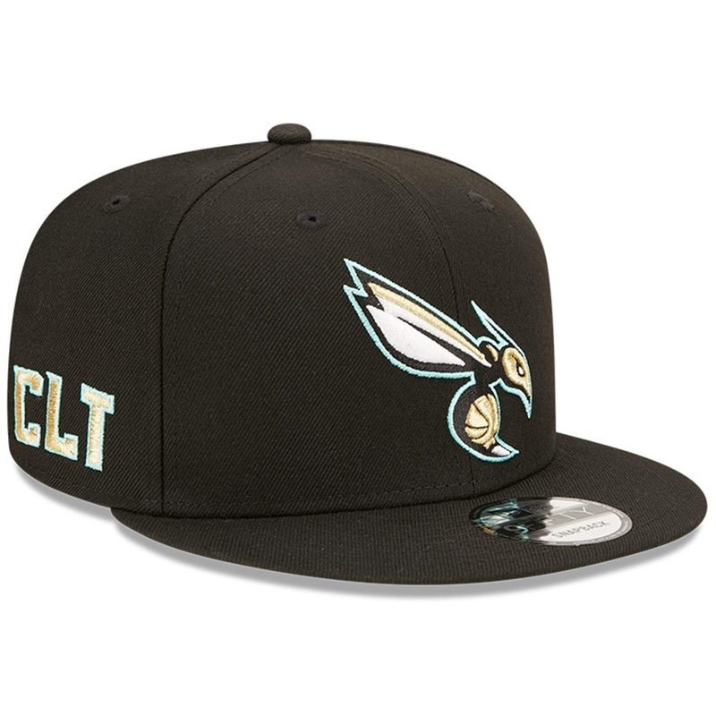 Charlotte Hornets New Era NBA 22-23 City Edition Alt 9FIFTY Snapback Hat – Black