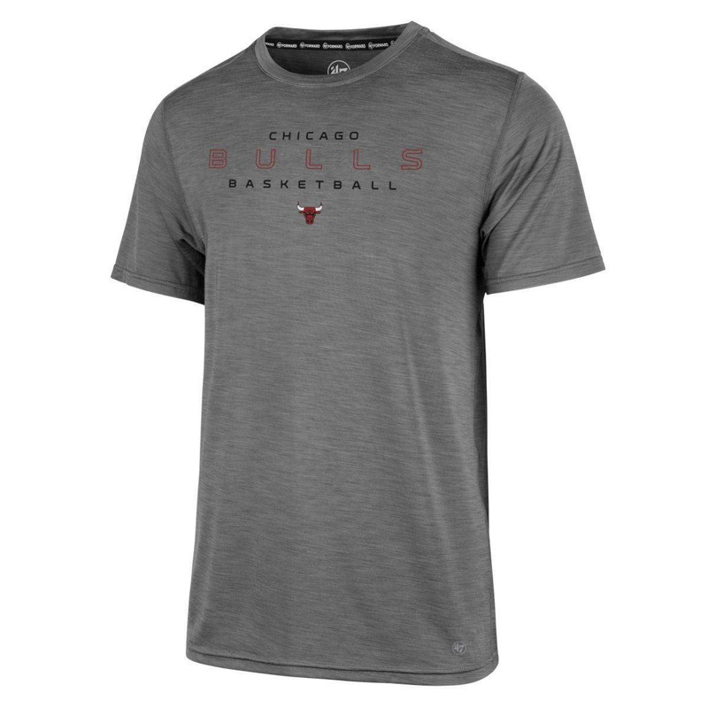 Chicago Bulls ’47 NBA Microlite Performance Shade Rival T-Shirt – Grey