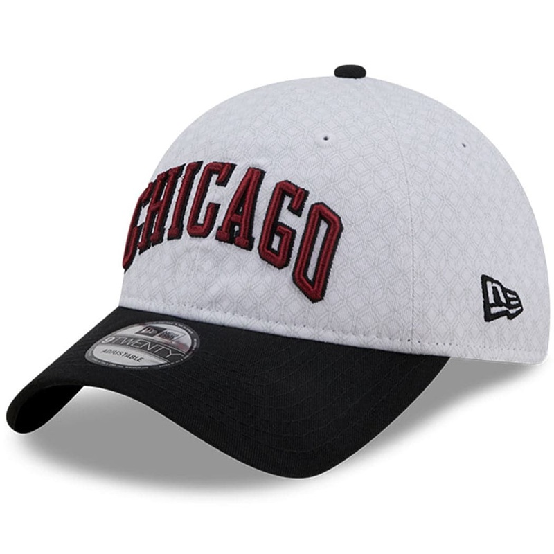 Chicago Bulls New Era NBA 22-23 City Edition 9TWENTY Strapback Hat – White