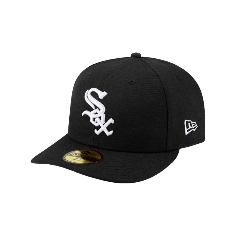 Chicago White Sox New Era MLB On-Field AC Pre-Curved 59FIFTY Fitted Hat – Black
