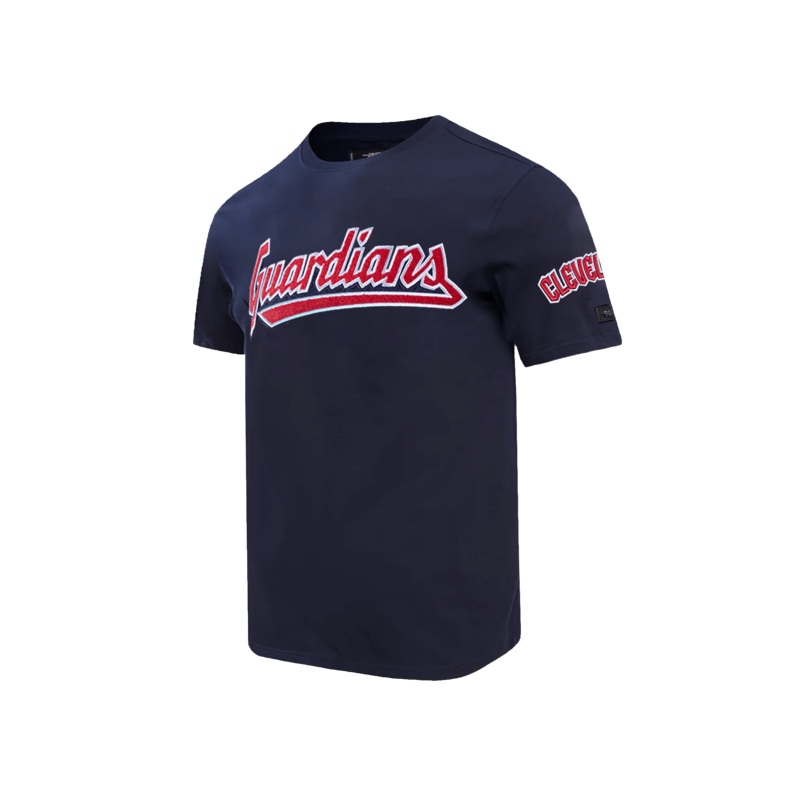Cleveland Guardians Pro Standard MLB Team Chenille Flex T-Shirt – Navy