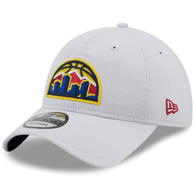 Denver Nuggets New Era NBA 22-23 City Edition Alt 9TWENTY Strapback Hat – White