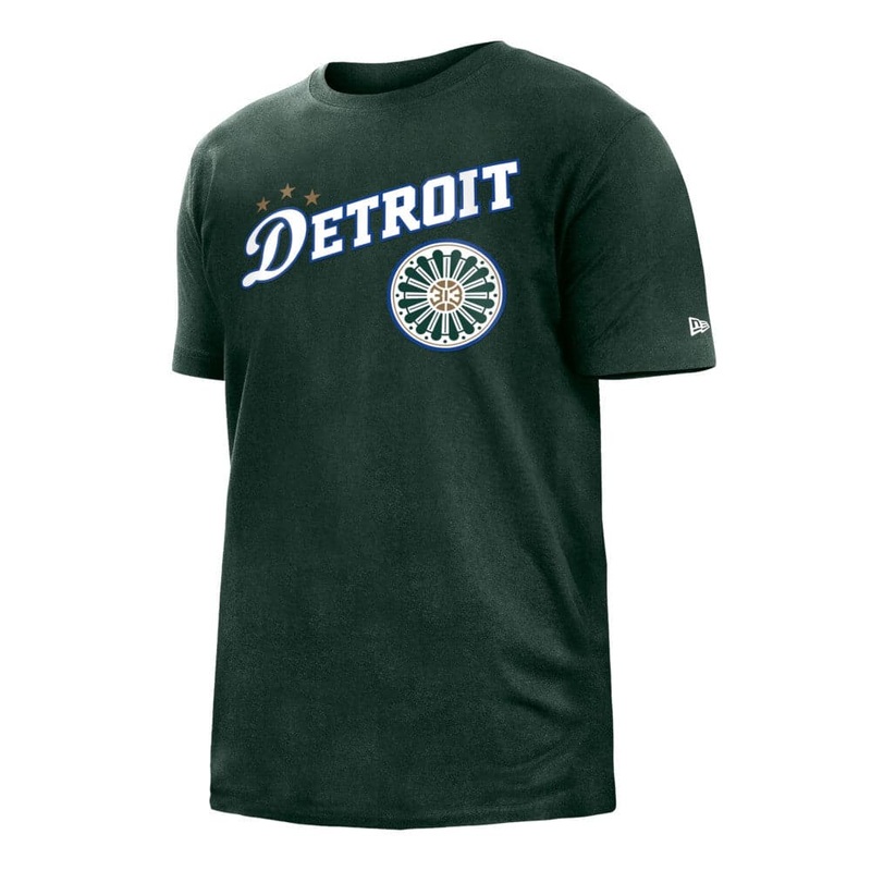 Detroit Pistons New Era NBA 22-23 City Edition T-Shirt – Green