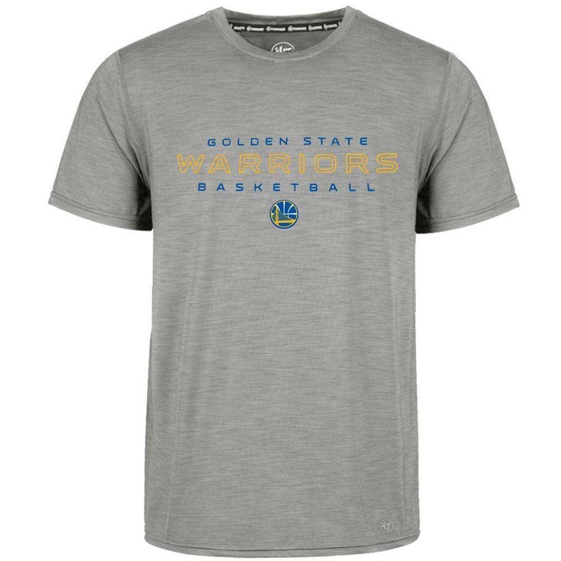 Golden State Warriors ’47 NBA Microlite Performance Shade Rival T-Shirt – Grey