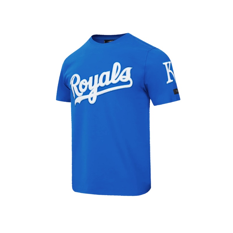 Kansas City Royals Pro Standard MLB Team Chenille Flex T-Shirt – Blue