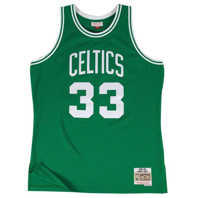 Larry Bird Boston Celtics Mitchell & Ness NBA Swingman Jersey – Green