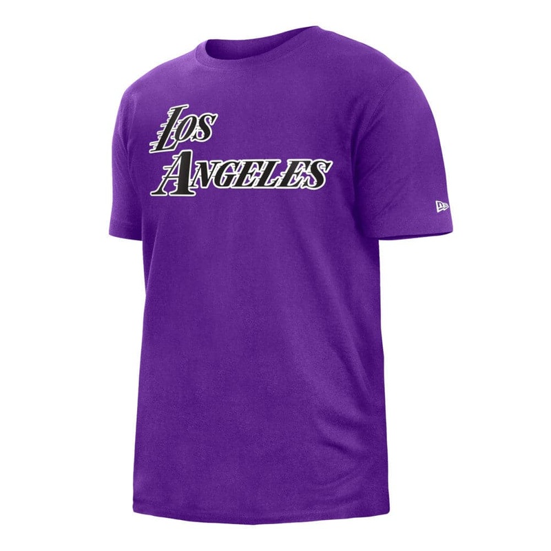 Los Angeles Lakers New Era NBA 22-23 City Edition T-Shirt – Purple