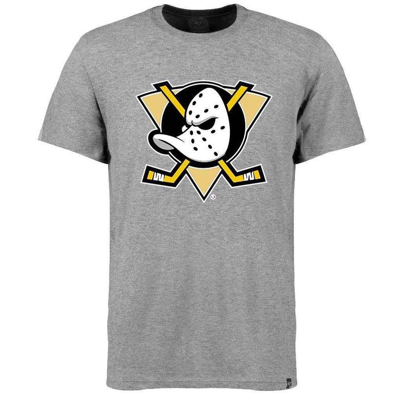Mighty Ducks ’47 NHL Storm Grey Club T-Shirt – Grey