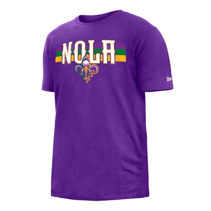New Orleans Pelicans New Era NBA 22-23 City Edition T-Shirt – Purple