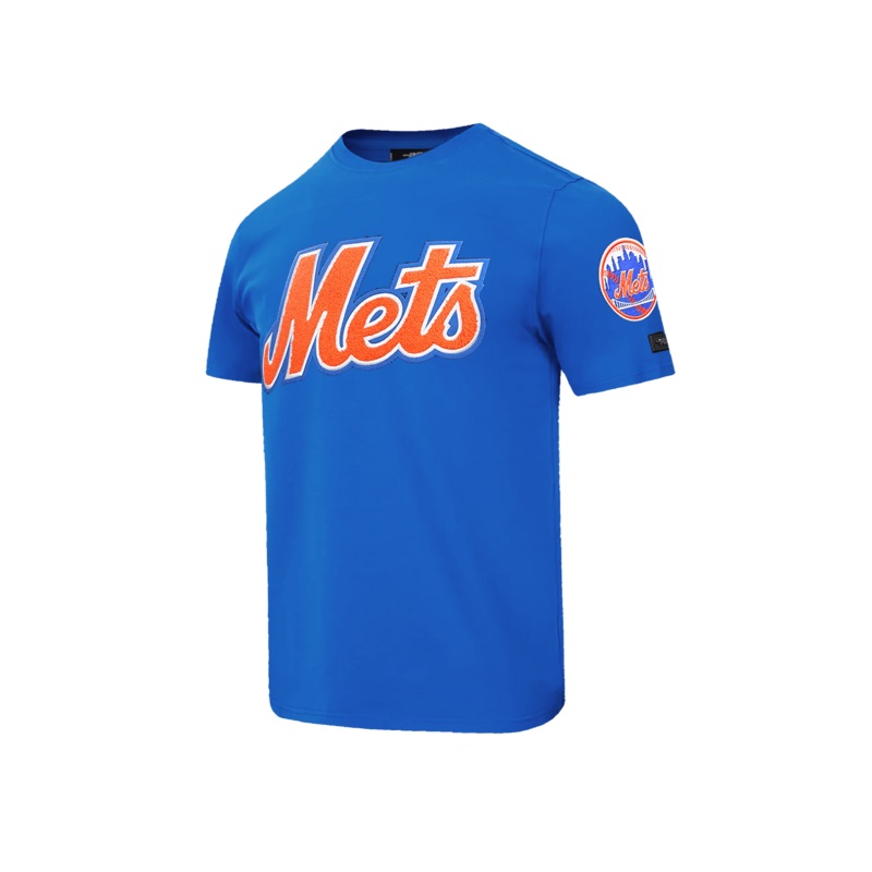 New York Mets Pro Standard MLB Team Chenille Flex T-Shirt – Blue