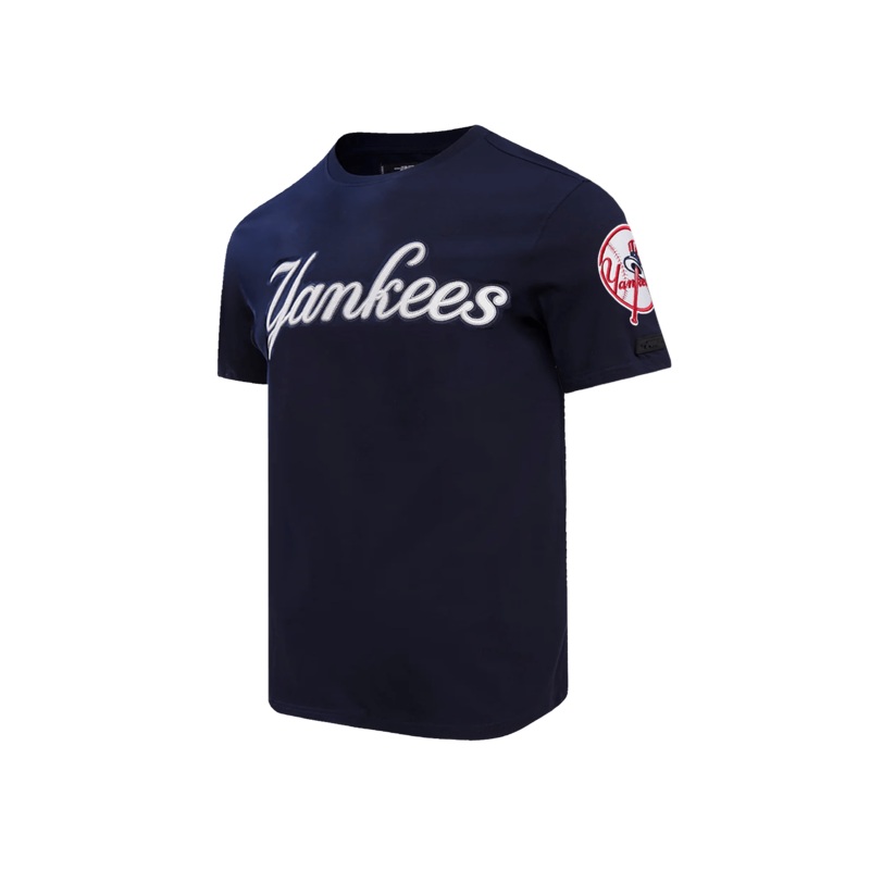 New York Yankees Pro Standard MLB Team Tackle Twill Flex T-Shirt – Navy