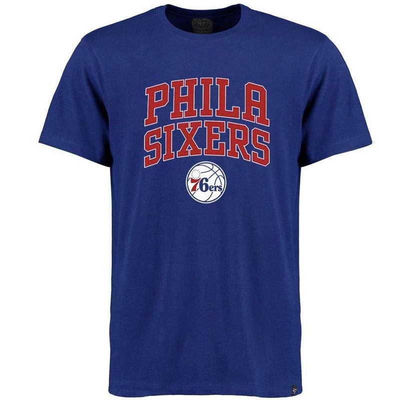 Philadelphia 76ers ’47 NBA Super Rival T-Shirt – Blue