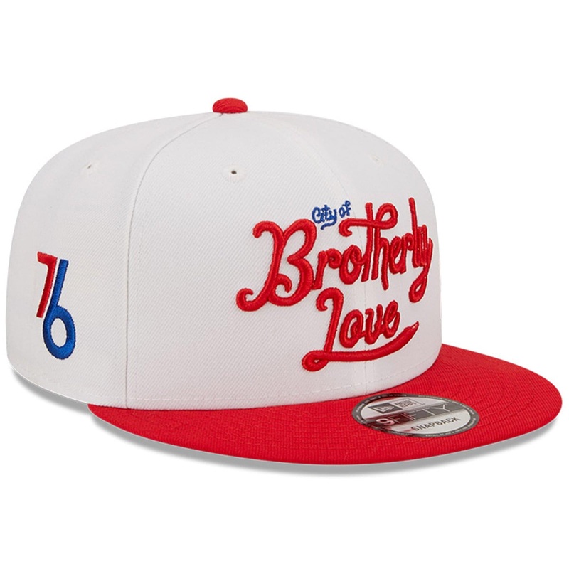 Philadelphia 76ers New Era NBA 22-23 City Edition 9FIFTY Snapback Hat – White