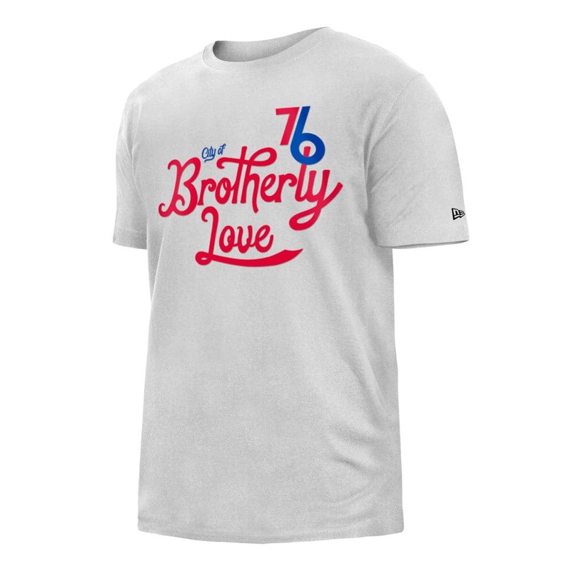 Philadelphia 76ers New Era NBA 22-23 City Edition T-Shirt – White