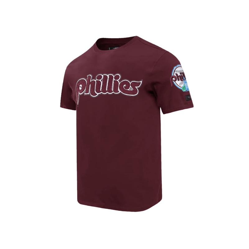 Philadelphia Phillies Pro Standard MLB Team Chenille Flex T-Shirt – Maroon