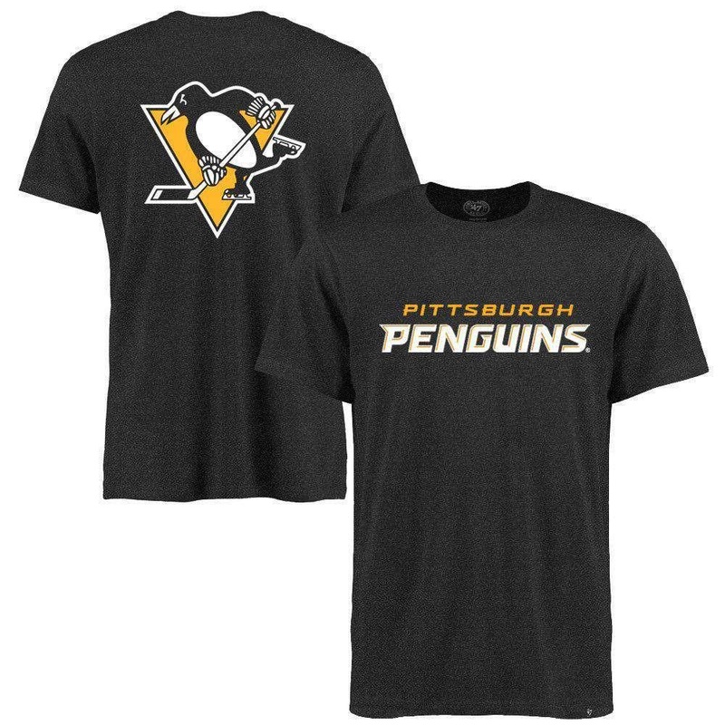 Pittsburgh Penguins ’47 NHL MVP Club T-Shirt – Charcoal Marle