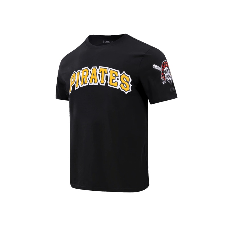 Pittsburgh Pirates Pro Standard MLB Team Chenille Flex T-Shirt – Black