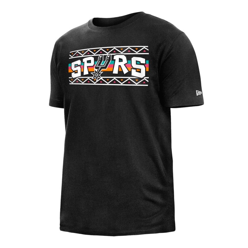 San Antonio Spurs New Era NBA 22-23 City Edition T-Shirt – Black