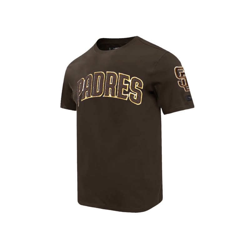 San Diego Padres Pro Standard MLB Team Chenille Flex T-Shirt – Brown