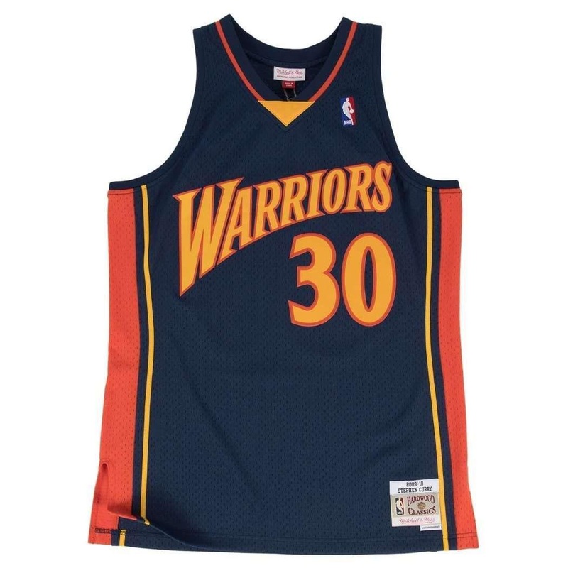 Steph Curry Golden State Warriors Mitchell & Ness NBA Swingman Jersey – Navy