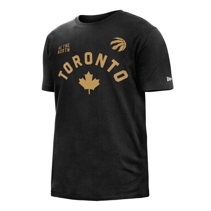Toronto Raptors New Era NBA 22-23 City Edition T-Shirt – Black