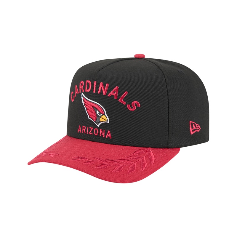 Arizona Cardinals New Era NFL 25 Draft Pre-Curved 9FIFTY A-Frame Snapback Hat – Black