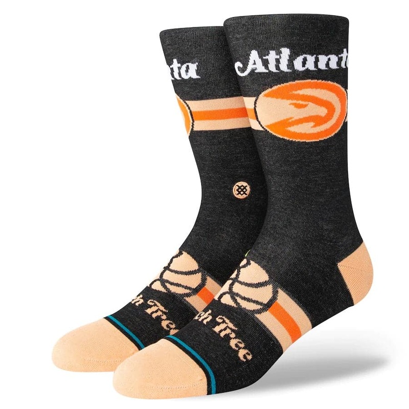 Atlanta Hawks  Stance NBA 22-23 City Edition Crew Socks – Black