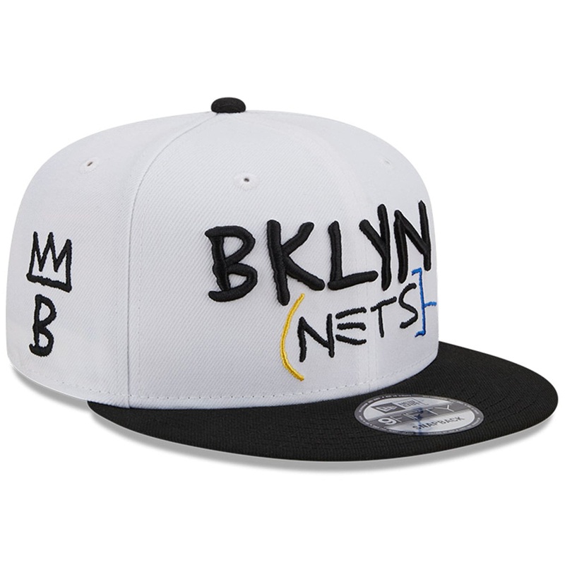 Brooklyn Nets New Era NBA 22-23 City Edition 9FIFTY Snapback Hat – White