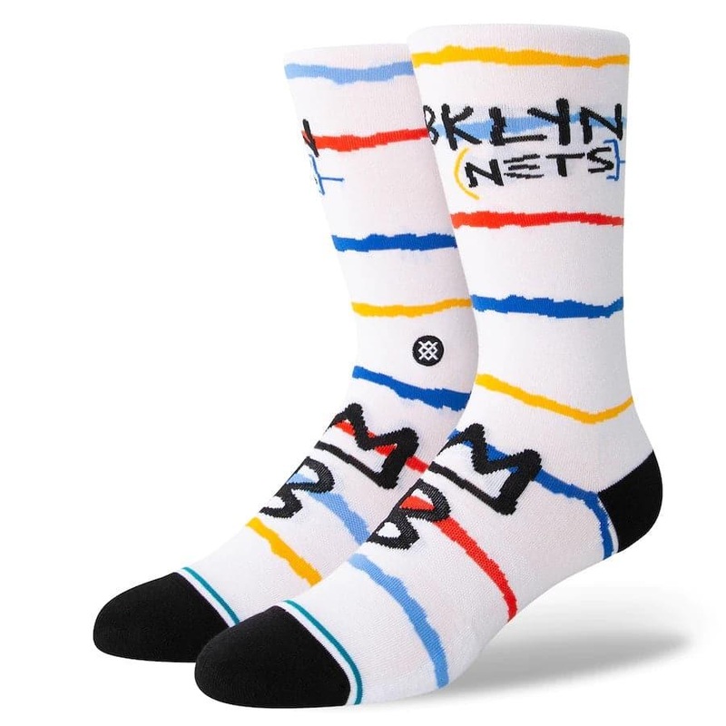 Brooklyn Nets Stance NBA 22-23 City Edition Crew Socks – White