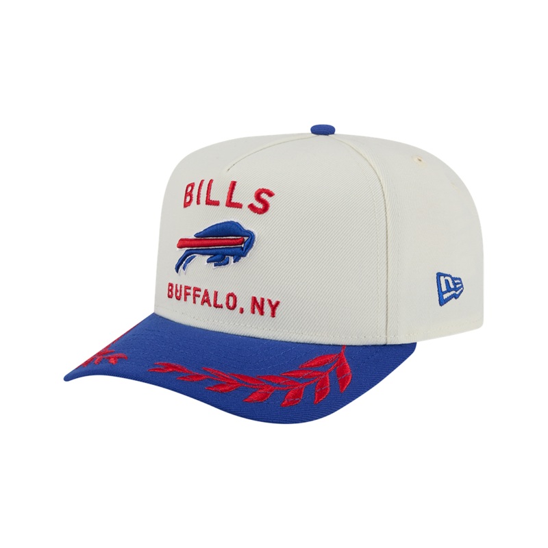 Buffalo Bills New Era NFL 25 Draft Pre-Curved 9FIFTY A-Frame Snapback Hat – Chrome