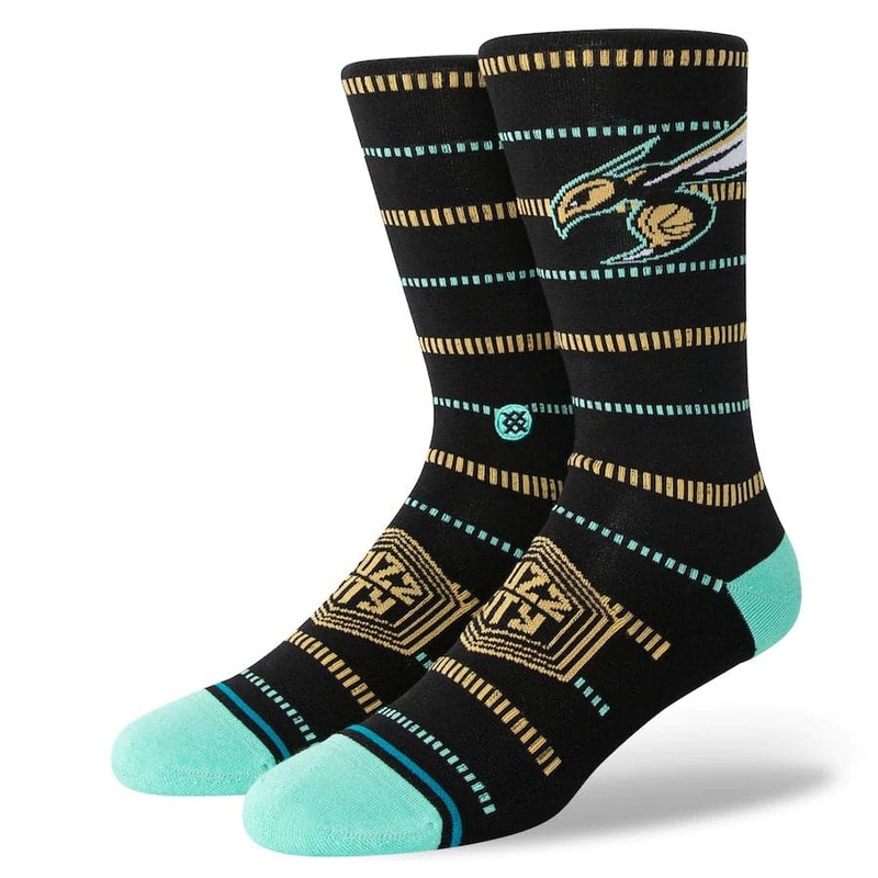 Charlotte Hornets Stance NBA 22-23 City Edition Crew Socks – Black