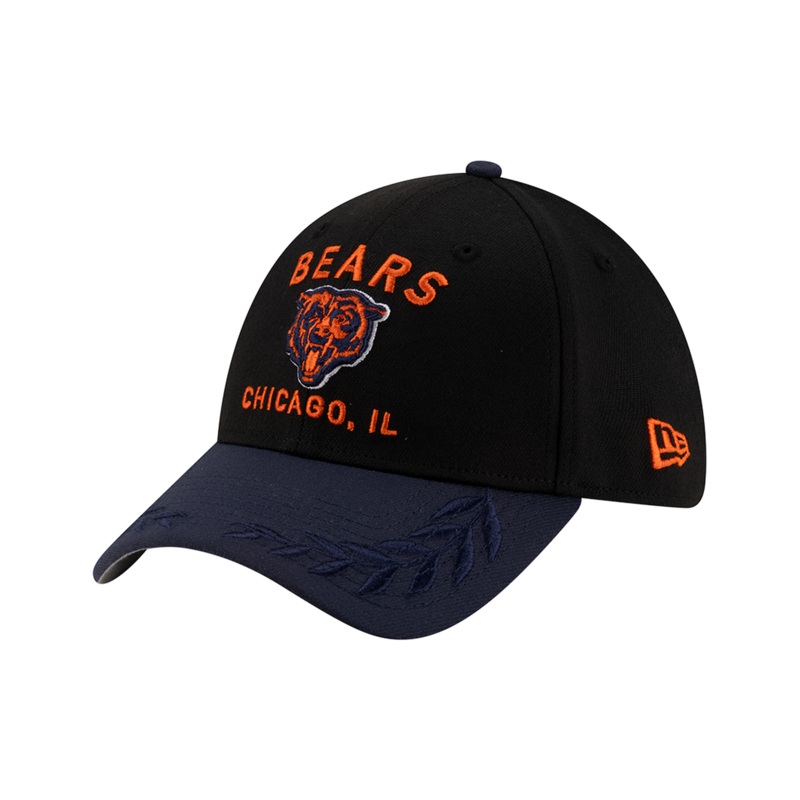 Chicago Bears New Era NFL 25 Draft 39THIRTY Stretch-Fit Hat – Black