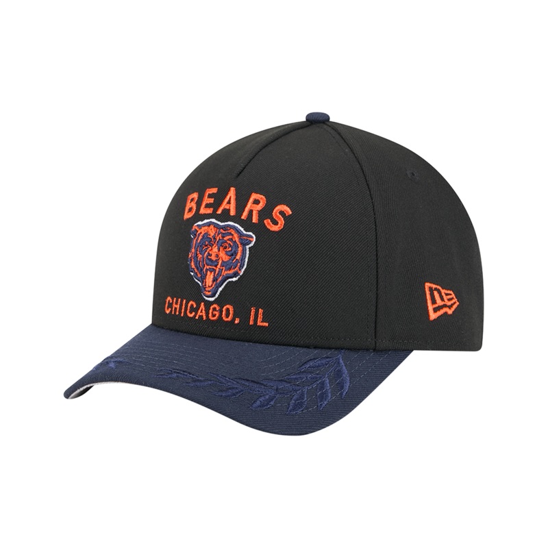 Chicago Bears New Era NFL 25 Draft 9FORTY M-Crown Snapback Hat – Black