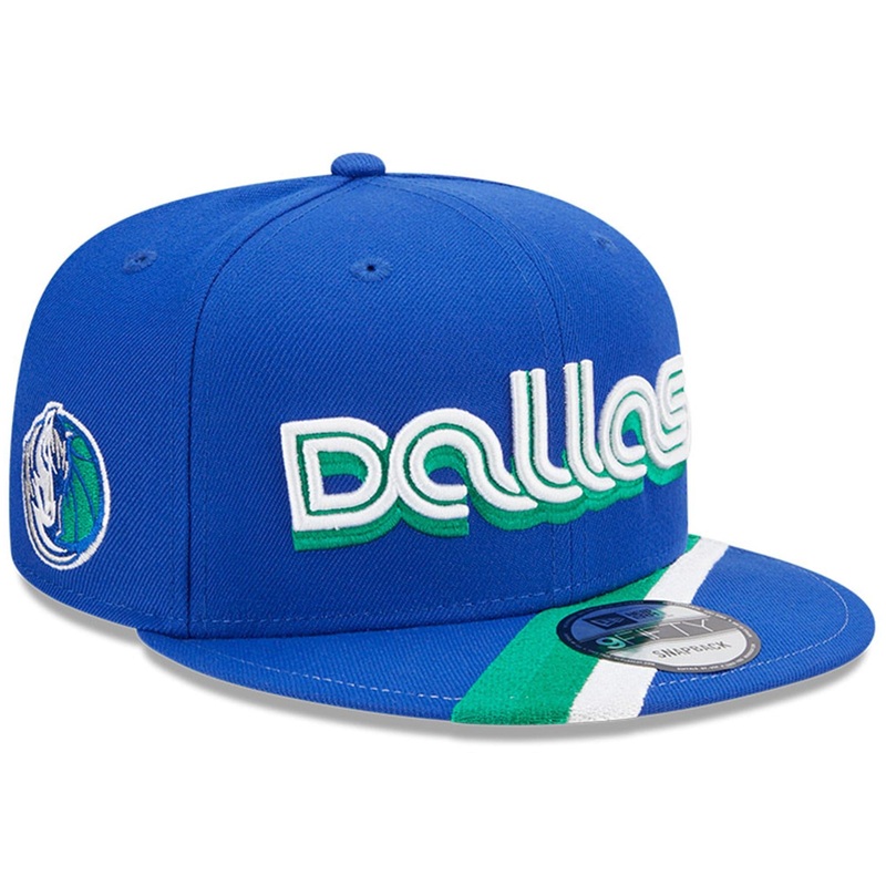 Dallas Mavericks New Era NBA 22-23 City Edition 9FIFTY Snapback Hat – Blue
