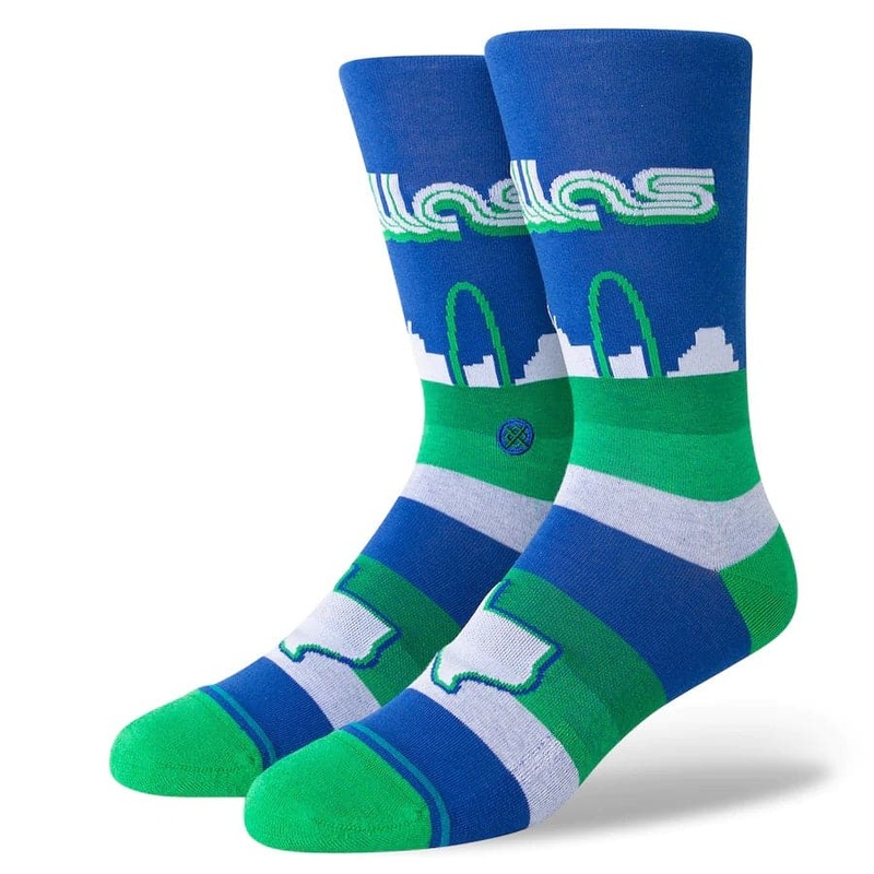 Dallas Mavericks Stance NBA 22-23 City Edition Crew Socks – Royal