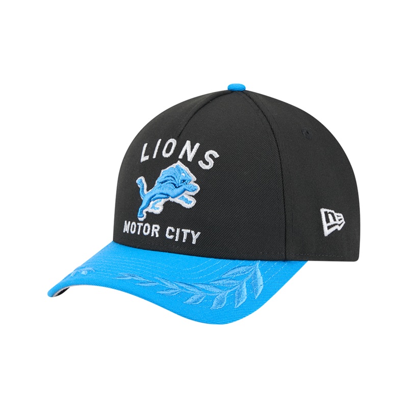 Detroit Lions New Era NFL 25 Draft 9FORTY M-Crown Snapback Hat – Black