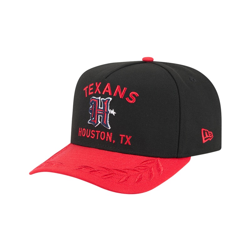 Houston Texans New Era NFL 25 Draft Pre-Curved 9FIFTY A-Frame Snapback Hat – Black