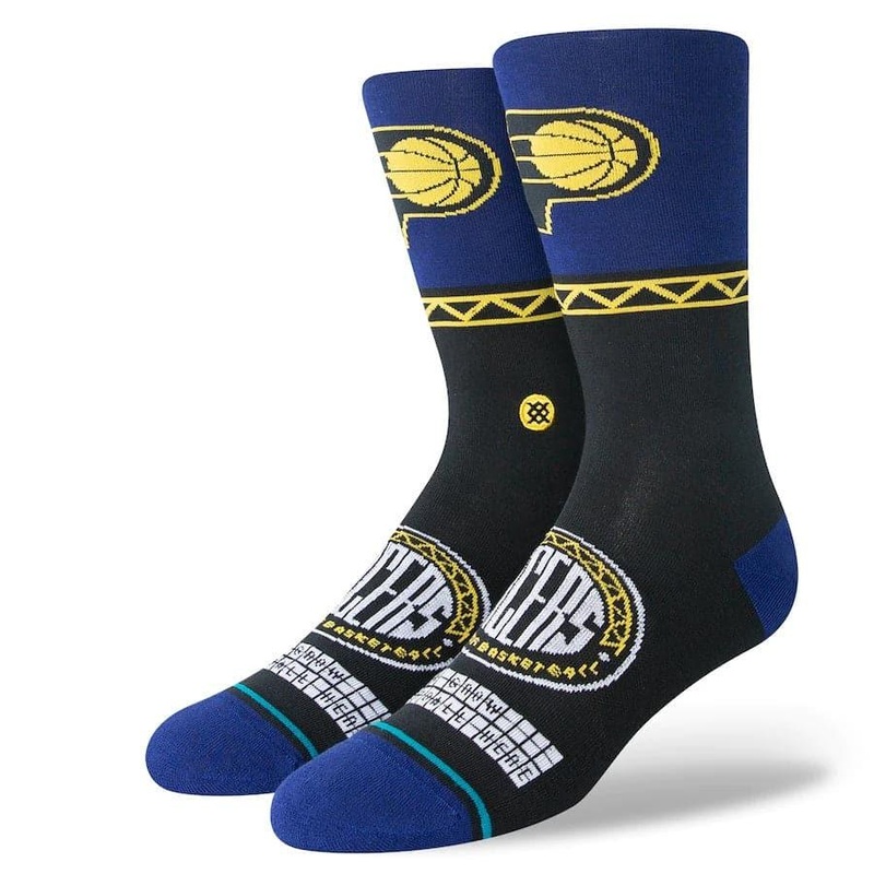 Indiana Pacers Stance NBA 22-23 City Edition Crew Socks – Black