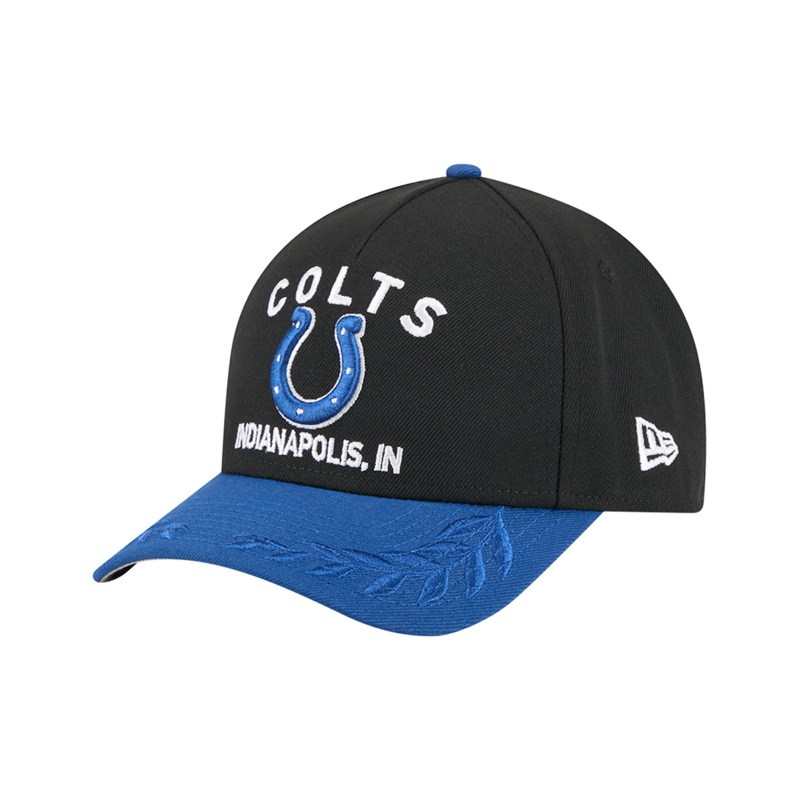 Indianapolis Colts New Era NFL 25 Draft 9FORTY M-Crown Snapback Hat – Black